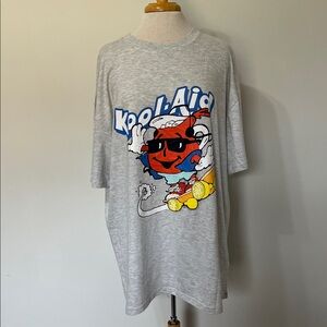 Graphic T-Shirt Hey Kool-Aid Man Skater Size Large Oversized Factorie Retro